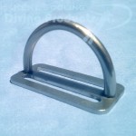 35mm Welded Stage D Ring Right Angle
