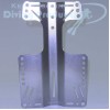  2.5mm Bone Shaped Backplate 420mm x 265mm (1.5kg) 