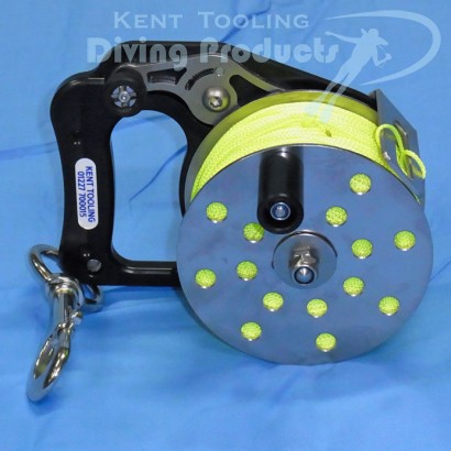 RHW 125 Metre Line Narrow Primary Composite Ratchet Reel + 40mm Single Handle