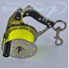 LHW 100 Metre Line Narrow Primary Ratchet Reel + 40mm Single Handle