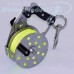 LHW 100 Metre Line Narrow Ratchet Reel + 40mm Single Handle