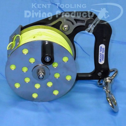 LHW 125 Metre Line Narrow Primary Composite Ratchet Reel + 40mm Single Handle