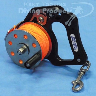 LHW 40 Metre Line Small Composite Ratchet Reel + 40mm Single Handle