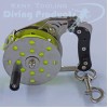 LHW 50 Metre Line Narrow Ratchet Reel + 40mm Single Handle