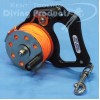 LHW 65 Metre Line Small Composite Ratchet Reel + 40mm Single Handle