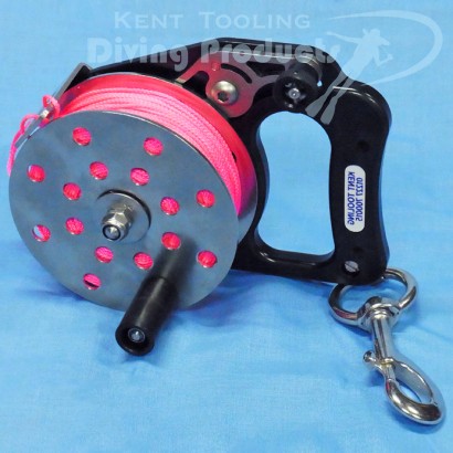 LHW 75 Metre Line Narrow Composite Ratchet Reel + 40mm Single Handle