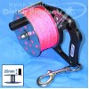 LHW 100 Metre Line Narrow Primary Composite Ratchet Reel + 25mm Single Handle