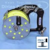 LHW 125 Metre Line Narrow Primary Composite Ratchet Reel + 25mm Single Handle