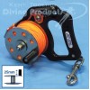 LHW 40 Metre Line Small Composite Ratchet Reel + 25mm Single Handle