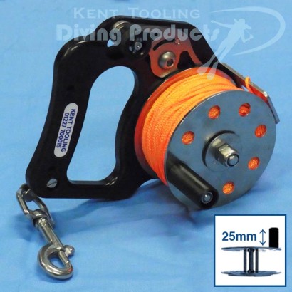 RHW 40 Metre Line Small Composite Ratchet Reel + 25mm Single Handle