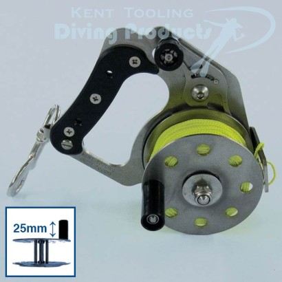 RHW 40 Metre Line Small Ratchet Reel + 25mm Single Handle