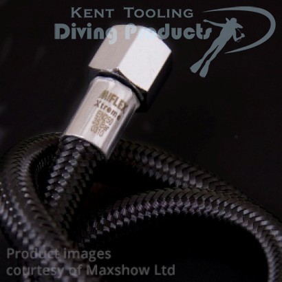 Miflex Xtreme LP Regulator 3/8" Hoses - Black