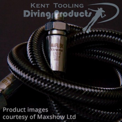 Miflex Xtreme LP BCD/Inflator Hose - Black