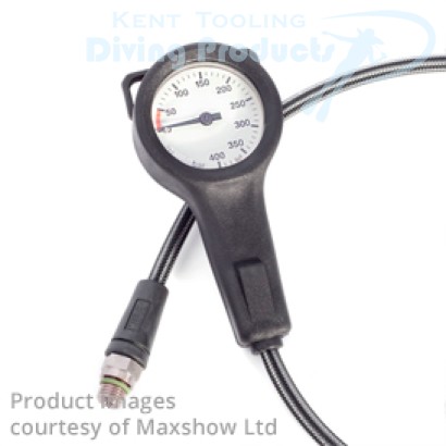 52mm Tech Gauge with 75cm Miflex Carbon HD Hose