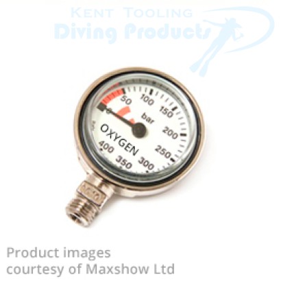 White Faced 2010 Series Oxygen Gauge