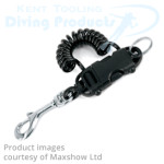 Smart Coil Clip Inox with 42mm Stainless Steel Carabineer