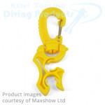 Double LP Hose Retaining Clip - Yellow (Twin Pack)
