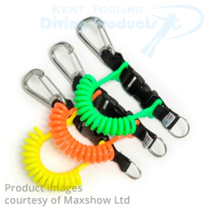 Best Divers Extendable Coil Clip with STRONG Magnum Polyurethane Spiral