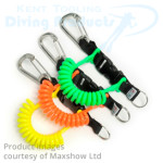 Best Divers Extendable Coil Clip with STRONG Magnum Polyurethane Spiral