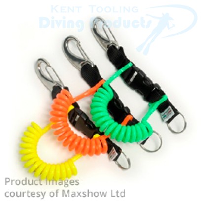 Best Divers Extendable Coil Clip with VELA Magnum Polyurethane Spiral